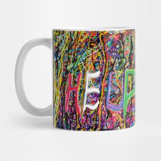 Help Abstract Mug